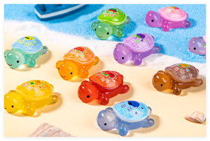 Bán Buôn Hỗn Hợp 3D Phim Hoạt Hình May Mắn Phát Sáng Rùa Nhựa Búp Bê Tối Sáng Mini Biển Động Vật Con Số Vườn DIY Bí Ẩn Mù Túi Đồ Chơi - Product Image 4