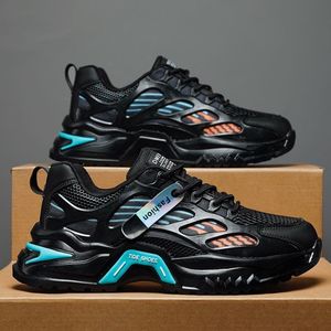 Chaussures de sport décontractées pour hommes, style coréen, à semelle épaisse, respirantes, en maille, à lacets, tendance mode, pour la course, modèle papa, été - Product Image 4
