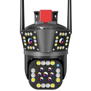 Cámara de Vigilancia Exterior V380PRO con Vista Triple, Visión Nocturna de 10 Metros, WiFi Inalámbrico, PTZ, Audio Bidireccional y Almacenamiento en la Nube - Product Image 3