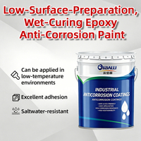 Revêtement époxy anti-corrosion résistant à l'humidité et aux surfaces agressives St 2 / St 3 pour ponts et réservoirs de stockage