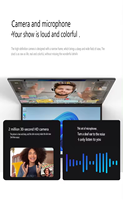 Nouveau PC portable de yoga à écran tactile double 14 "+ 14" Win 11 Intel N100 ordinateur portable de yoga bon marché avec corps en métal