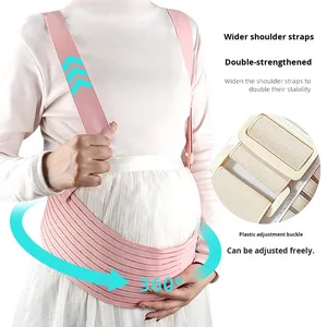 เข็มขั<span class=keywords><strong>ด</strong></span>พยุงครรภ์สำหรับหญิงตั้งครรภ์ หลายขนาดและหลายสี ระบายอากาศได้ดี - Product Image 2