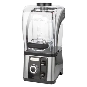 Ideamay 2300w 1.5L Professional Ice Crushing Sound Proof Silent Blender Enclosure