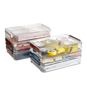 Storage box plastic transparent toy organizer plastic storage box multiple size storage box plastic