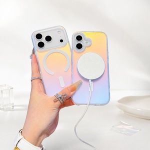 เคสโทรศัพท์ไล่เฉดสีหรูหรา วัสดุ PC แบบแม่เหล็ก สำหรับ iPhone - Product Image 4