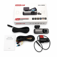 Caméra embarquée CYXF Q2 2K+1080P à double objectif, grand angle 130-150°, capteur G, contrôle WiFi via application, écran IPS 1,47 pouces, surveillance de stationnement 24h/24, DVR