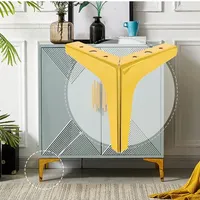 Pieds de meubles en métal de luxe, robustes, dorés, 10/13/15/17 cm, pour canapé, table, chaise, bureau - Fabriqué en Chine