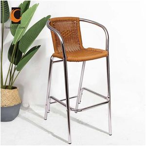 Milieu du siècle haut tabouret de Bar Pub rotin chaises de Bar tabourets de <span class=keywords><strong>cuisine</strong></span> tabourets de Bar <span class=keywords><strong>chaise</strong></span> - Product Image 1