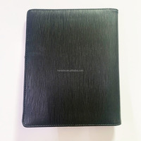 Porte-documents de voiture en cuir PU noir A4, organiseur de permis de conduire et de carte grise avec plusieurs poches transparentes pour cartes