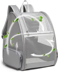 Sac à bandoulière respirant pour chien voyageur chat innovant sac à dos à bulles sac de transport pour animaux de compagnie