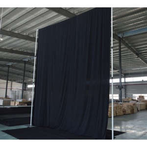 Aluminum height adjustable <b>pipe</b> and velvet drapes for wedding backdrop <b>stand</b> - Product Image 4