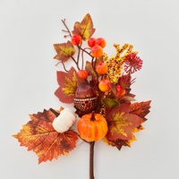 Mini citrouilles et kakis artificiels sur le thème de Thanksgiving, écologiques et de haute qualité, pour centre de table de récolte