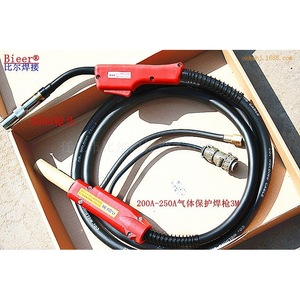 Bieer Welding Torch 200A-250A 3M Air Cooled CO2 Gas Shielded Copper Cable For Welding Machines - Product Image 1