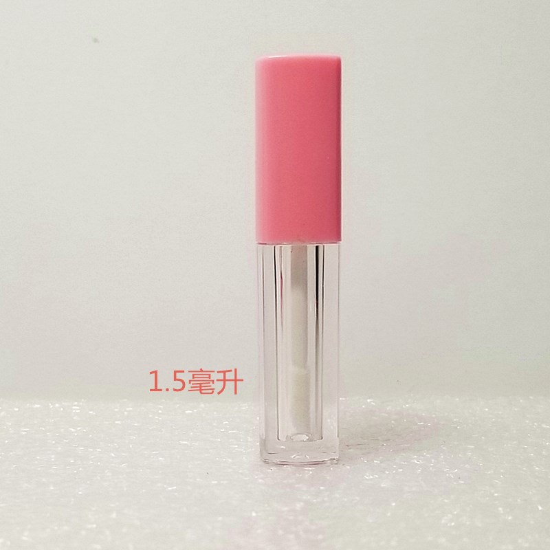 Rose foncé, forme carrée, 1,5 ml