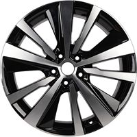 Jantes en alliage forgé sur mesure 19 pouces 5 trous multi-branches noir brillant pour Nissan Altima 2019-2023 JDM Aftermarket