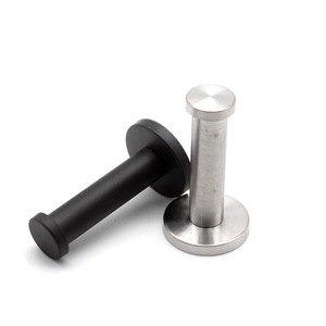Stainless Steel Single <b>Hooks</b> <b>Wall</b> Mounted Round Coat And Cap <b>Hook</b> Bedroom Bathroom Kitchen Accessories 2kg Load Capacity - Product Image 5