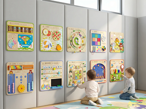 Juguete de Pared Interactivo de Madera con Planetas y Tablero de Actividades - Montessori STEM Educativo para el Aprendizaje del Espacio/Astronomía - Ahorra Espacio para Edades de 2 a 13 Años - Product Image 3