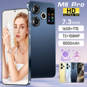 Hot-bán M6 PRO xuyên biên giới điện thoại di động 16 + 1t Màn hình lớn điện thoại thông minh Octa core CPU giá rẻ cho thương mại nước ngoài bán buôn - Product Image 3
