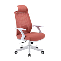 Chaise de bureau pivotante exécutive la plus vendue, réglable en hauteur, avec accoudoirs et dossier en maille
