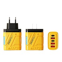 Cargador de Teléfono Móvil Estilo Cyberpunk de 240W con 3 Puertos USB y 5 Puertos USB Tipo C de Carga Rápida 5V3A para Dispositivos Android para iPhone 18