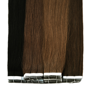 Factory <b>Russian</b> Virgin Remy Hair Extensions Invisible Tape Ins Silky Straight Human Hair Pieces Wholesale Luxury Tape Hair - Product Image 1