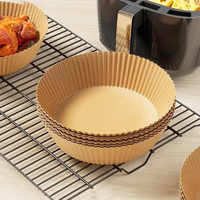 Papiers de cuisson imprimés jetables antiadhésifs, écologiques, résistants à la chaleur et compatibles four, pour friteuse à air et poêle – Vente chaude usine