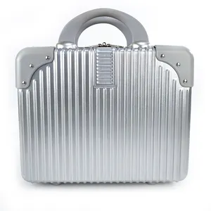 Benutzer definierte Mini Luxus wasserdichte Reisetasche Gepäck tasche Großer Griff Tragbarer ABS-Koffer
