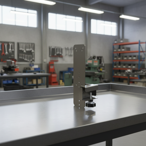 <b>Stainless</b> <b>Steel</b> 90 Degree <b>Angle</b> <b>Bracket</b> Accessories Brushed Surface 2mm Thickness for 500/1000ml Dispenser Mounting System - Product Image 4