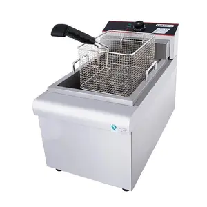 Timing temperature control electromagnetic deep fryer household silver electric fryer with deep fry food function