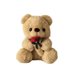 Valentinstag Hochzeitsdekoration Plüschrose Teddybär