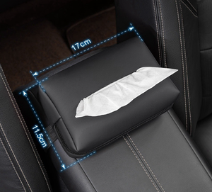 Auto-Montierter Taschenhalter mit Armlehnenfach, Rücksitz-Sonnenschutz, Taschentuch-Aufbewahrung & Tasche für Auto-Innenausstattung - Product Image 6