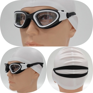 Lunettes de brasse plus lunettes étanches réglage anti-brume UV avec lunettes de <span class=keywords><strong>natation</strong></span> professionnelles confortables pour adultes - Product Image 2