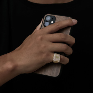 Bán Buôn Hip Hop Nhẫn CZ Micro Pave Mens Nhẫn Bling Bling Iced Ra Kích Thước Lớn Nhẫn Ngón Tay Vuông Cho Nam Trang Sức - Product Image 5