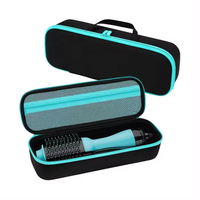 Etui pour sèche-cheveux EVA personnalisé Boîte à outils pour coiffeur avec poche en filet et ceinture élastique