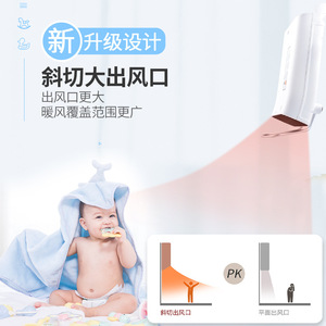 Calentador de Pared SUNCA de 2050W, Eléctrico, con Termostato Ajustable, para Uso Doméstico en Baños, Resistente al Agua - Product Image 3