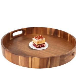 Caja de Almacenamiento de Alimentos, Bandeja Giratoria de Madera Maciza para Condimentos, Plato Giratorio de Cocina de Madera - Product Image 3