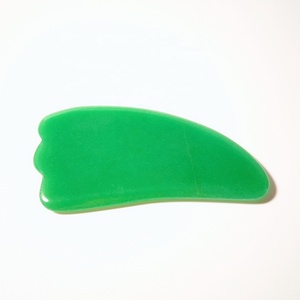 HZ Wholesale Rodillo Gua Sha de Aventurina Verde para Masaje Facial, Material de Aventurina Verde y Material de Mango de Jade - Product Image 1