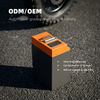 Batterie cylindrique LiFePO4 60V 52Ah 30Ah 40Ah 50Ah 60Ah 70Ah pour moto électrique, scooter et vélo électrique avec protection BMS intelligente, 4000 cycles
