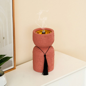 TaiRuiEr Modern Minimalizm Mubkhar Elde Taşınır Arapça H Şeklinde Seramik Eid Konisi Tütsü Brülörü Dini Terapötik Aromatik - Product Image 3