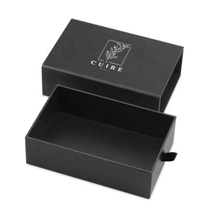 Nhà Máy Tùy Chỉnh Sang Trọng Biểu Tượng Cứng Nhắc Trượt Trong Hộp Ngăn Kéo Ưa Thích Hộp Quà Tặng Của Người Đàn Ông Khuy Măng Sét Lưu Trữ Hộp Bán Lẻ <span class=keywords><strong>Ribbon</strong></span> Và Mẫu Miễn Phí - Product Image 3