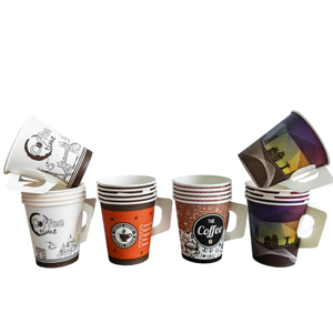 Gobelets à café jetables en papier kraft à paroi simple, écologiques et durables, avec logo personnalisé, 8/10/12/16/20 oz, pour boissons chaudes - Product Image 4