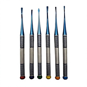 Kit d'élévateurs dentaires PDL luxateurs et kit d'élévateurs dentaires PDL 6 pièces – Instruments dentaires premium pour la dévitalisation radiculaire - Product Image 1