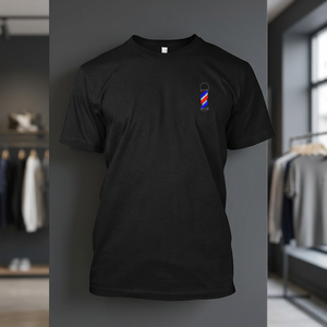 T-shirt formel Barber Class en polyester/coton avec motif imprimé, fabriqué au Pakistan, tailles S à 5XL - Product Image 3