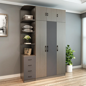 Armoire sur mesure moderne entièrement personnalisable, mobilier de chambre principale de luxe, organisation personnalisée, armoire en MDF - Product Image 5