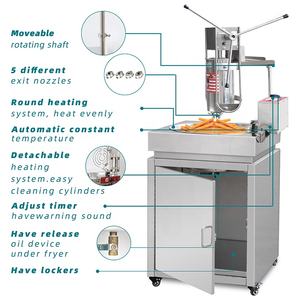 Machine à <span class=keywords><strong>churros</strong></span> électrique 5L pour boulangerie/snack-bar, machine à <span class=keywords><strong>churros</strong></span> pour usage domestique, machine à <span class=keywords><strong>churros</strong></span> espagnole et <span class=keywords><strong>friteuse</strong></span> cylindrique - Product Image 5