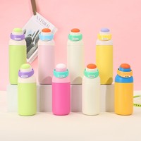 Nouvelle gourde isotherme en acier inoxydable 316, portable pour étudiants, avec double pipette, grande capacité, pour le sport