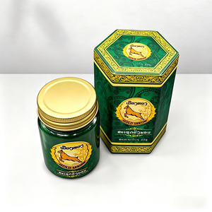 Baume Herbal Premium Vert Serow Or, Baume Herbal Rafraîchissant Longue Durée pour Travailleurs en Extérieur et Voyageurs - Product Image 2