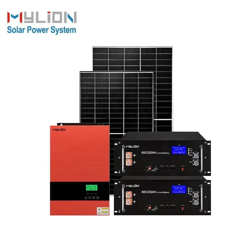 low price 3kw solar power system, 3kw off grid hybrid inverter 1200w solar panel gel battery 3000w solar energy system for home
