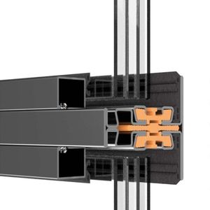 Hợp kim nhôm hồ sơ lạnh phòng trượt khung cửa Phụ kiện cách nhiệt không thấm nước Trung Quốc Thương hiệu hàng đầu phần cứng dễ dàng vít - Product Image 4