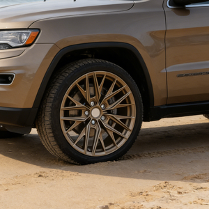 Jantes en alliage forgé FANXIN pour voitures particulières, couleur bronze, 17/18/19/20 pouces, 5X114.3, à rayons - Product Image 4